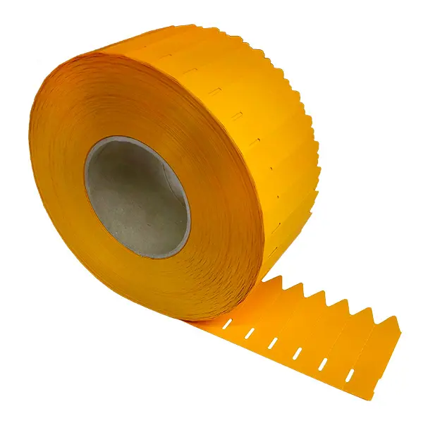 Etiqueta Pincho 17 x 80 mm. Naranja 3.000 u.