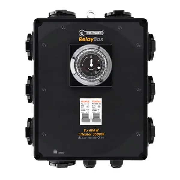 Temporizador Cli-mate 8 x 600 w & Calefaccion
