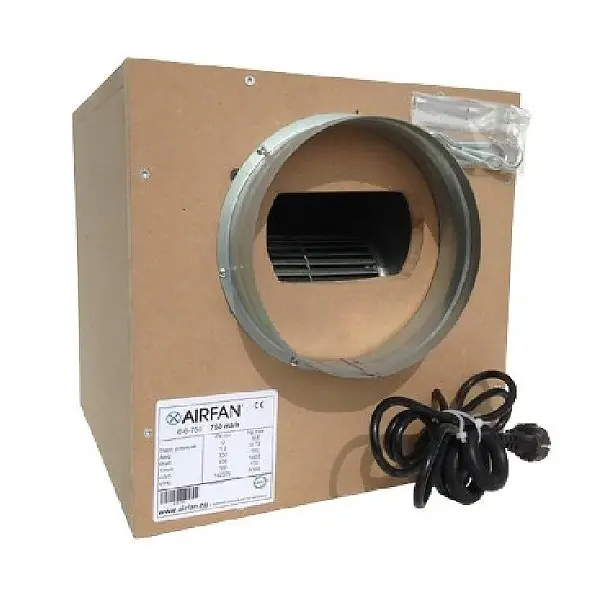 Caja Airfan Iso Box MDF 550 m3/h (150 in - 150 out)