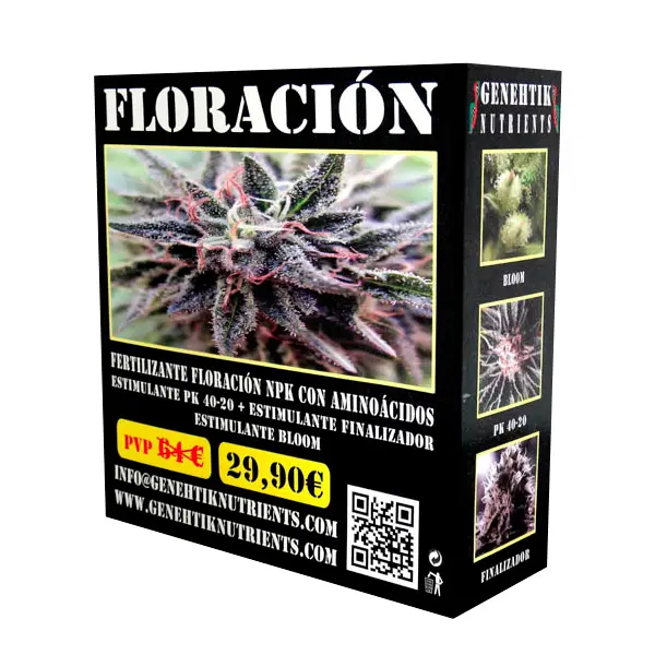 Pack Floración. Genehtik Nutrients