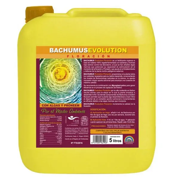 Bachumus Evolution Floración 5 lt. Trabe
