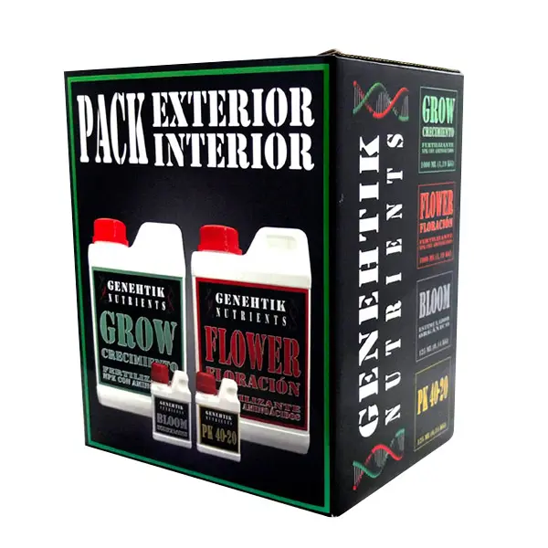 Pack Exterior- Interior. Genehtik Nutrients