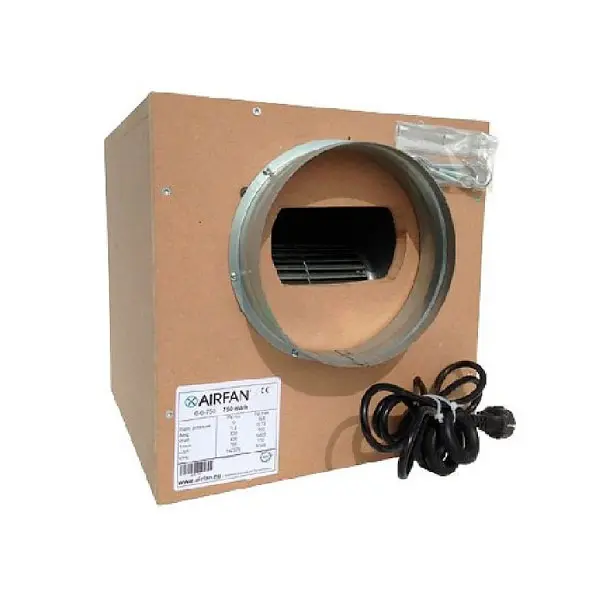 Caja Airfan Iso Box MDF 250 m3/h (150 in - 150 out)