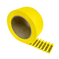Etiqueta Pincho 17 x 80 mm. Personalizada Amarillo 1000 u.