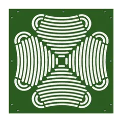 Oruga Verde Rejilla Verde 10 mm