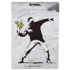 Bolsa Antiolor Banksy Flower Thrower 20x30 cm. Pack 25 ud.
