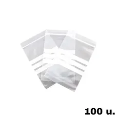 Bolsa Plastico Autocierre 10x15 cm. Pack 100 ud.