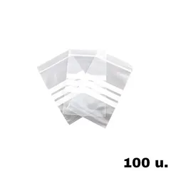 Bolsa Plastico Autocierre 7x10 cm. Pack 100 ud.