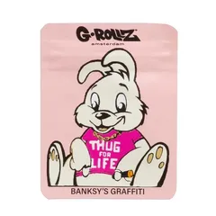 Bolsa Antiolor Banksy Thug Life 65x85 mm. Pack 50 ud.